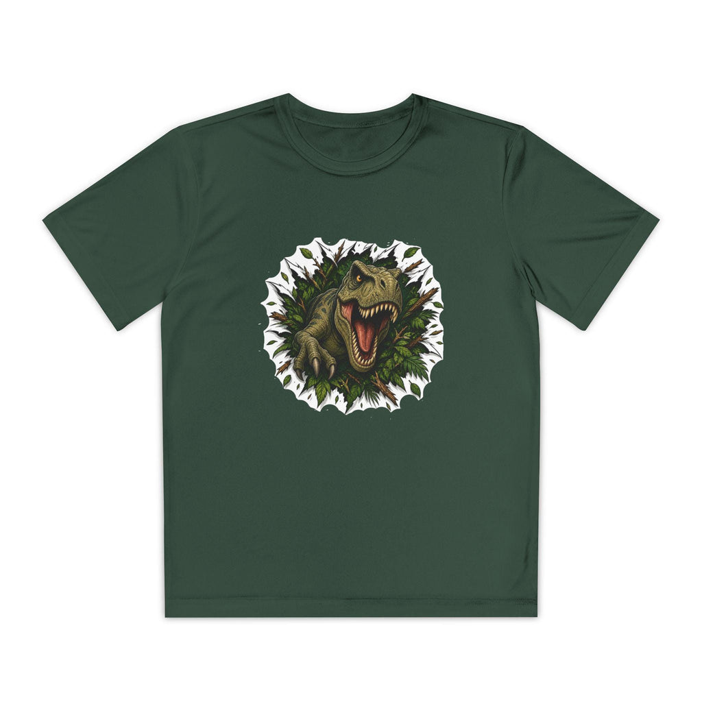Roaring T-Rex Dinosaur Youth Tee | Dino Jungle Graphic, Kids Shirt