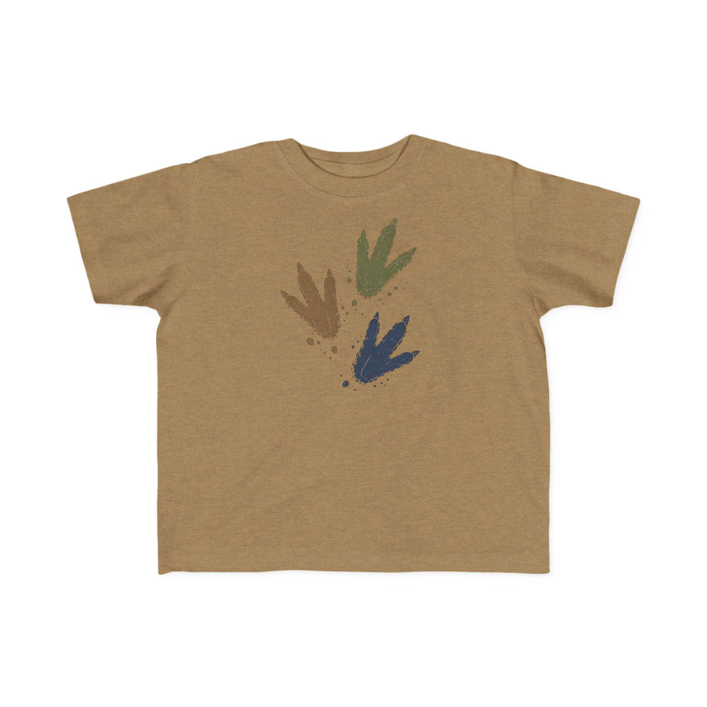 Dinosaur Footprints Toddler Tee | Dino Tracks Shirt