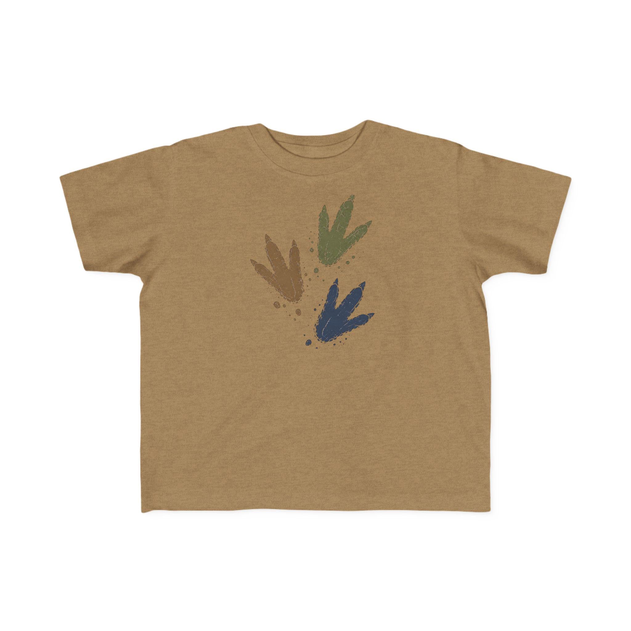 Dinosaur Footprints Toddler Tee | Dino Tracks Shirt