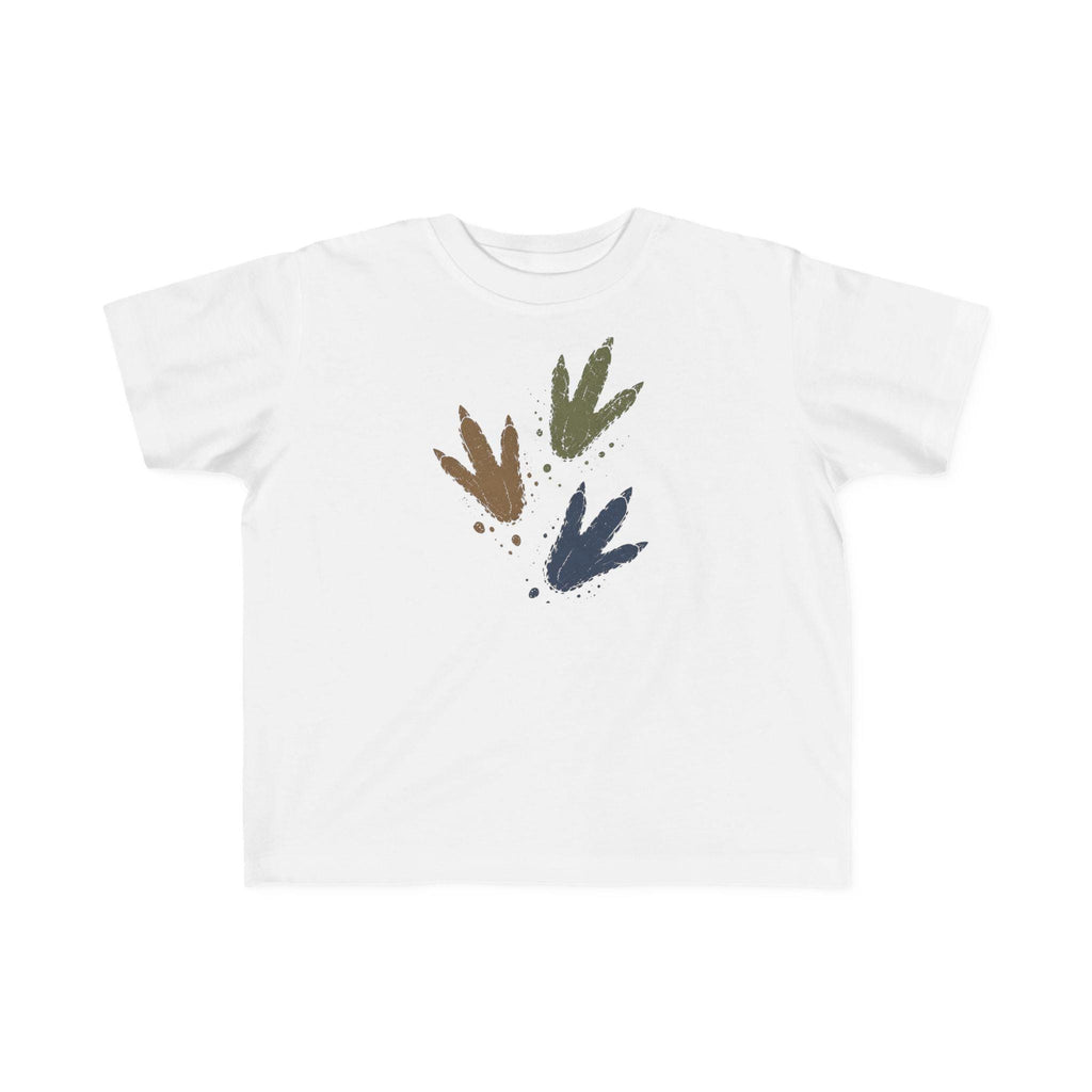 Dinosaur Footprints Toddler Tee | Dino Tracks Shirt