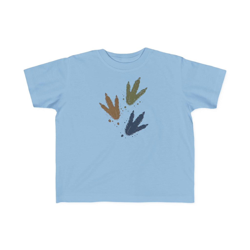 Dinosaur Footprints Toddler Tee | Dino Tracks Shirt