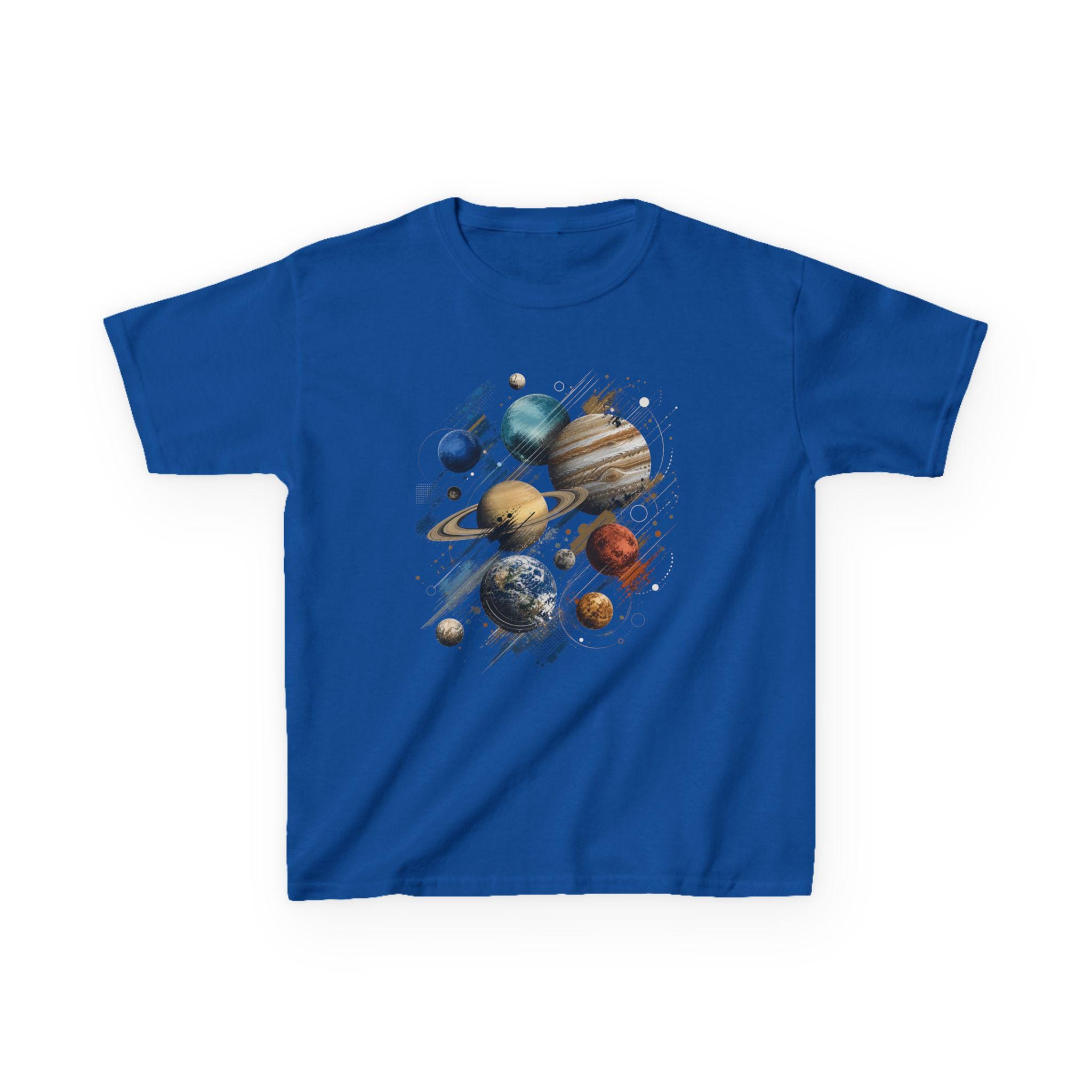 Solar System Planets Kids Tee | Space Planets Graphic T-Shirt