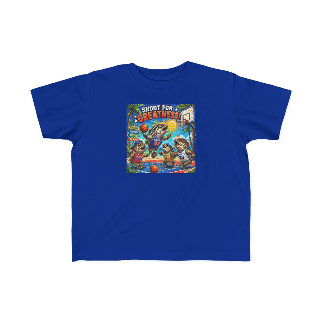 Shoot for Greatness Toddler T-Shirt | Basketball Kids Tee