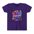 K-Pop Concert Era Youth Tee | Kids Music Fan Shirt, Neon Stage Design