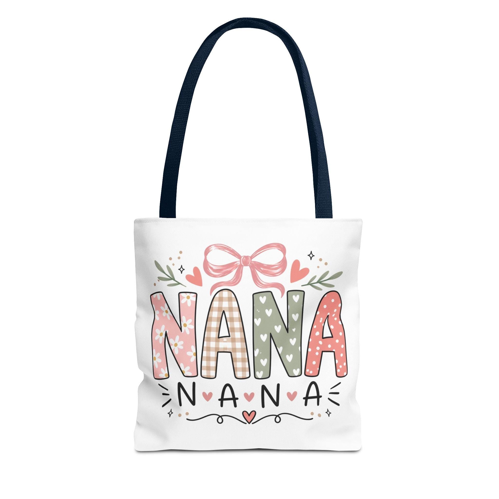 Nana floral bow tote bag | All-over print tote