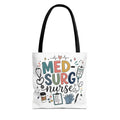 Med-Surg Nurse tote bag | Medical Nursing design, stethoscope IV clipboard