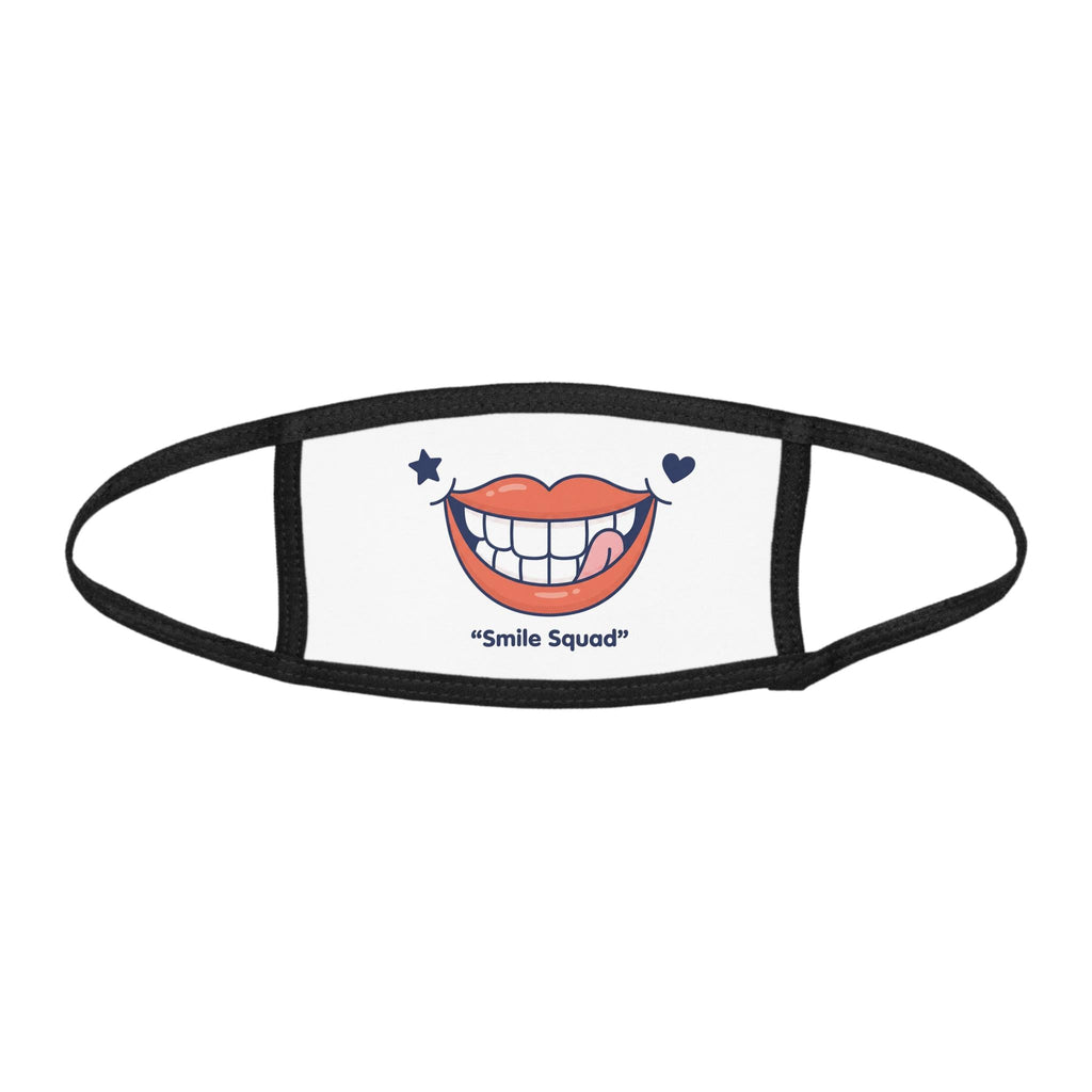 Smile Squad Kids Face Mask | Cartoon Teeth Graphic, Cute Mouth Design