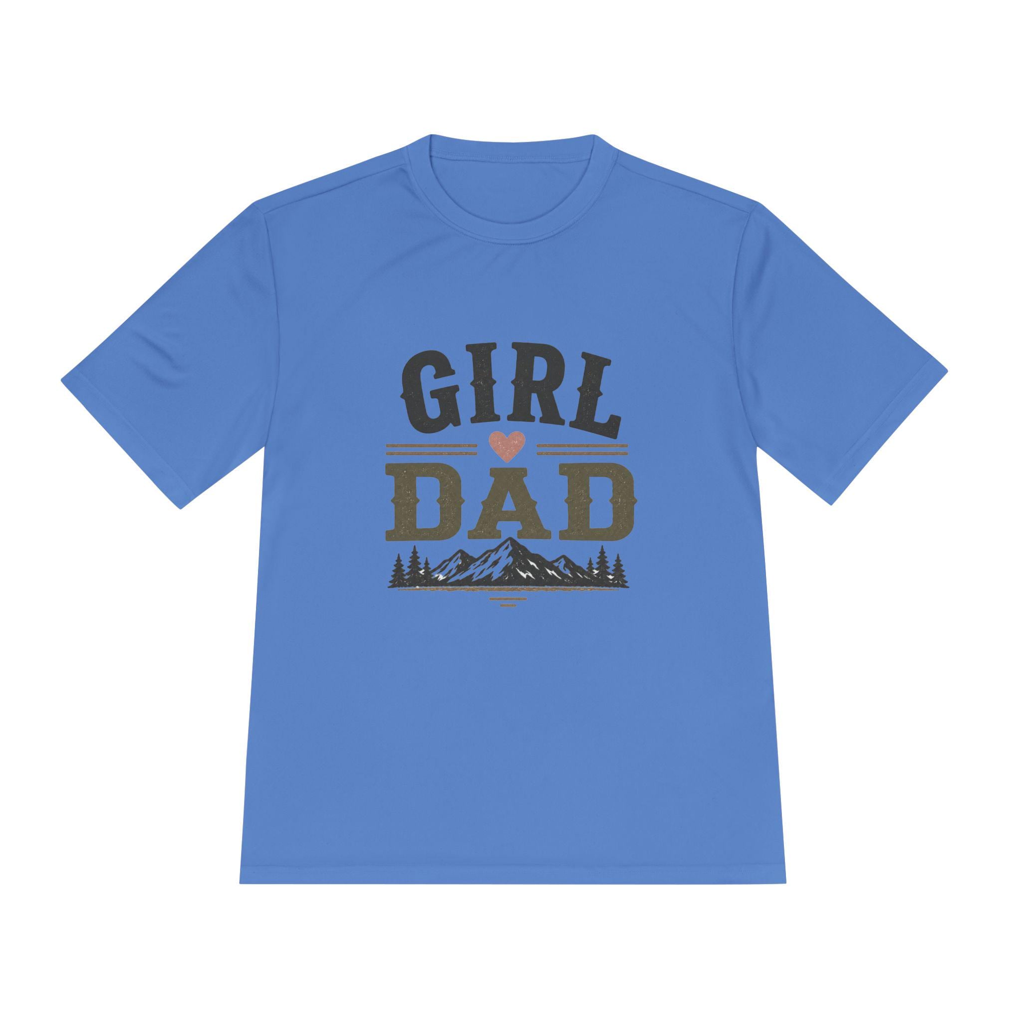 Girl Dad T-Shirt | Mountain Heart Dad Tee