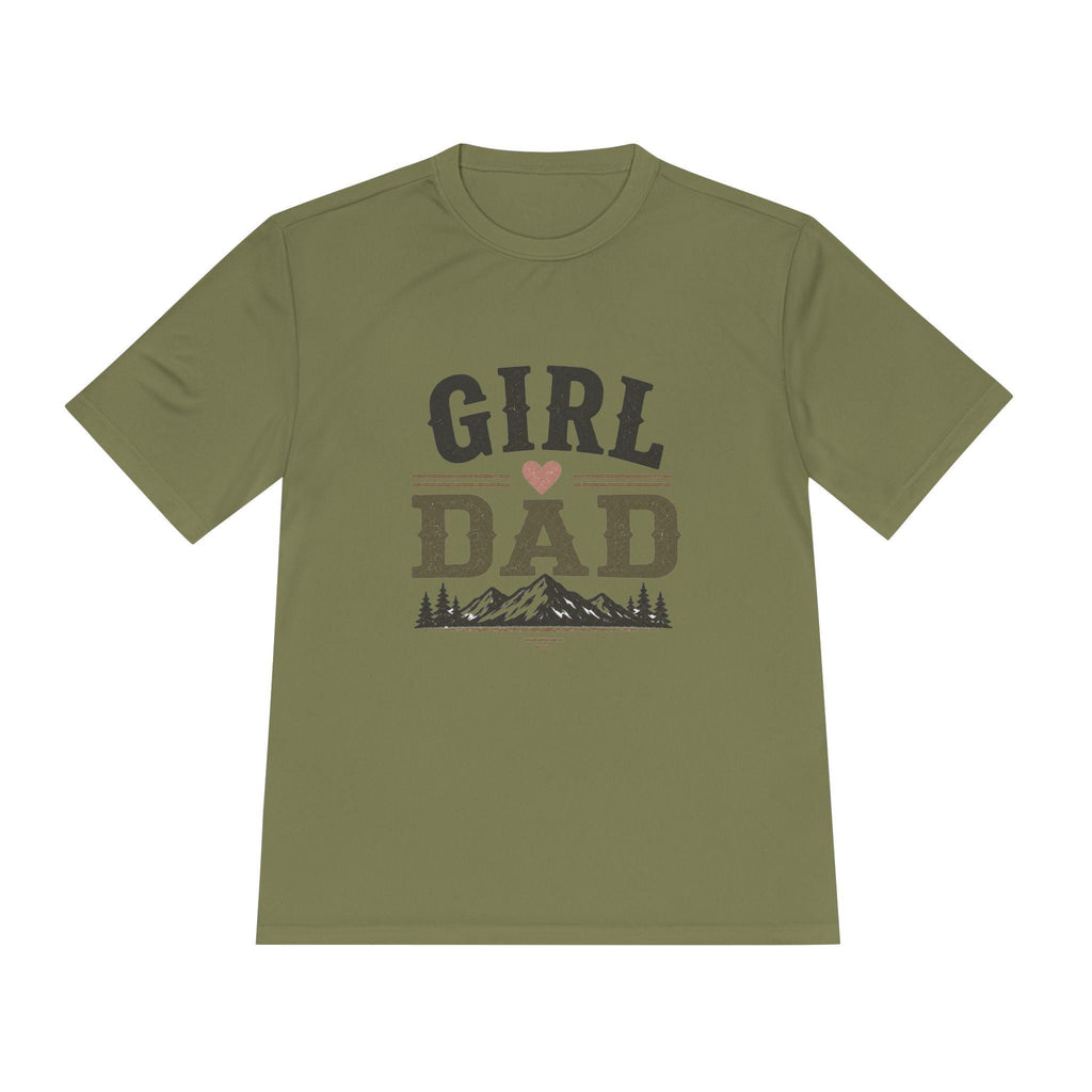 Girl Dad T-Shirt | Mountain Heart Dad Tee