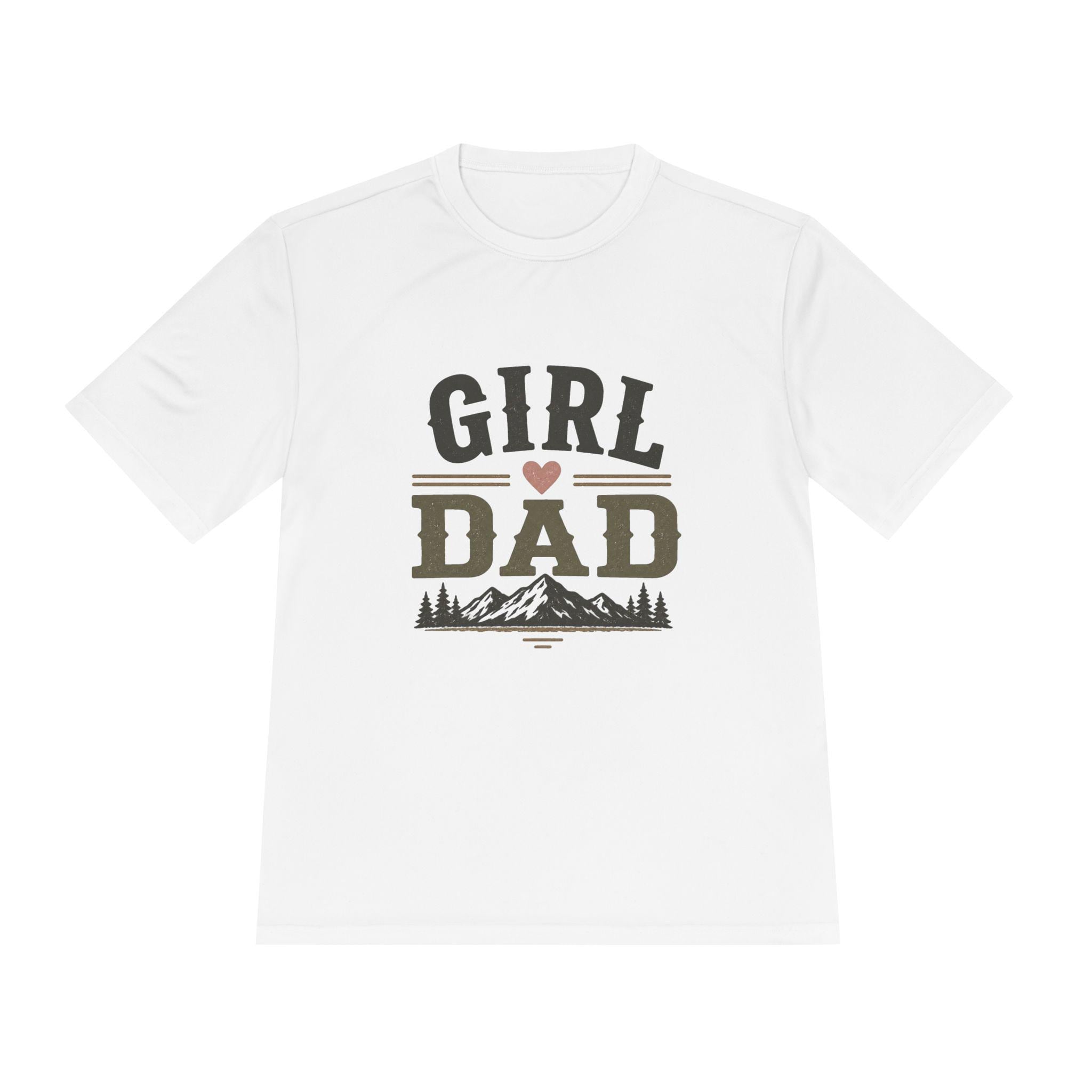 Girl Dad T-Shirt | Mountain Heart Dad Tee