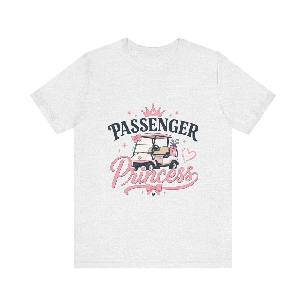 Passenger Princess Golf Cart T-Shirt | Pink Crown, Cute Golf Tee