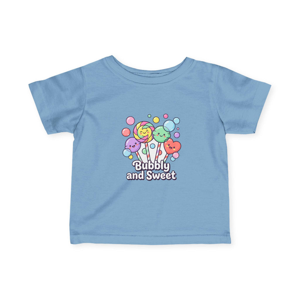 Bubbly and Sweet Infant Tee | Cute Bubble Characters, Pastel Kids Shirt