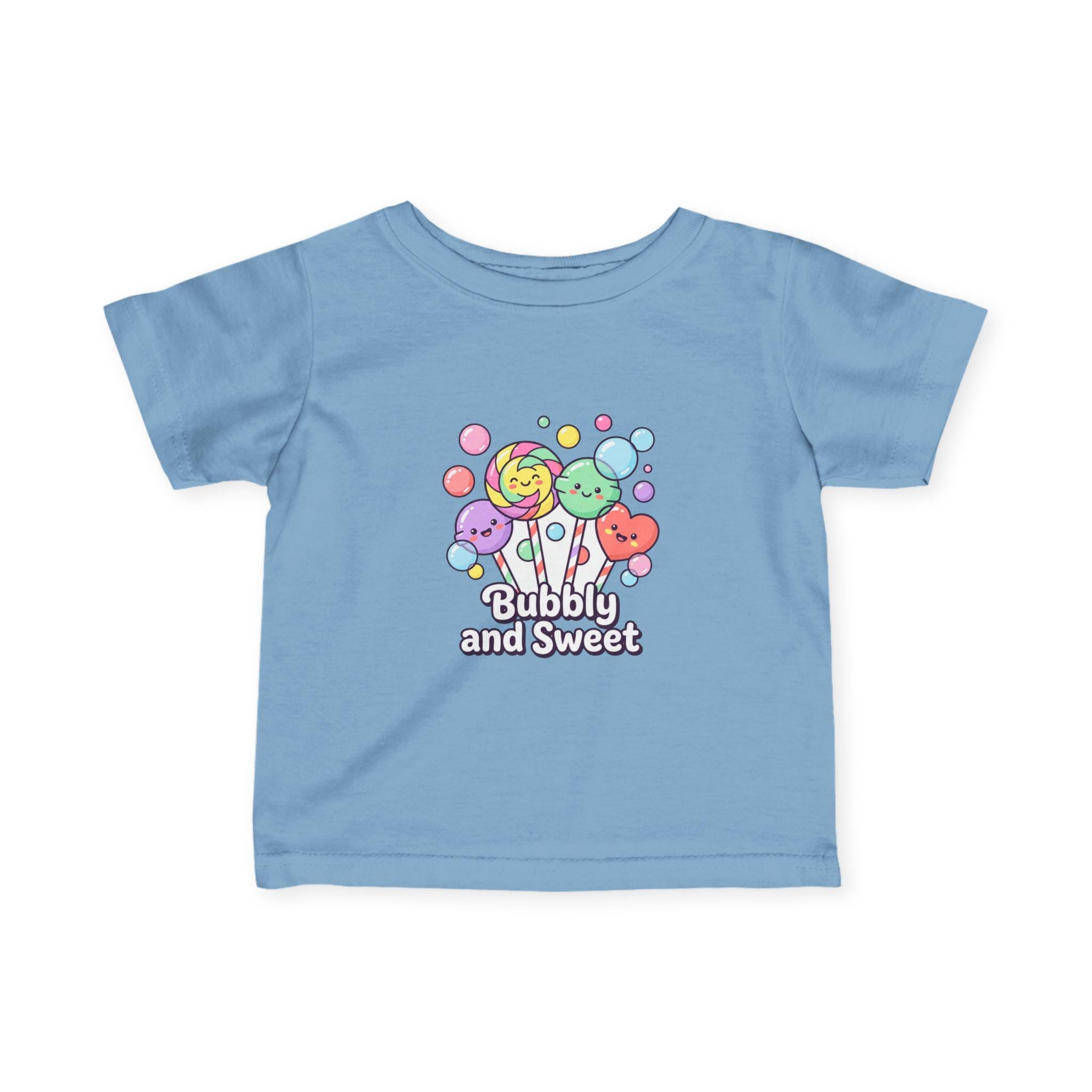 Bubbly and Sweet Infant Tee | Cute Bubble Characters, Pastel Kids Shirt