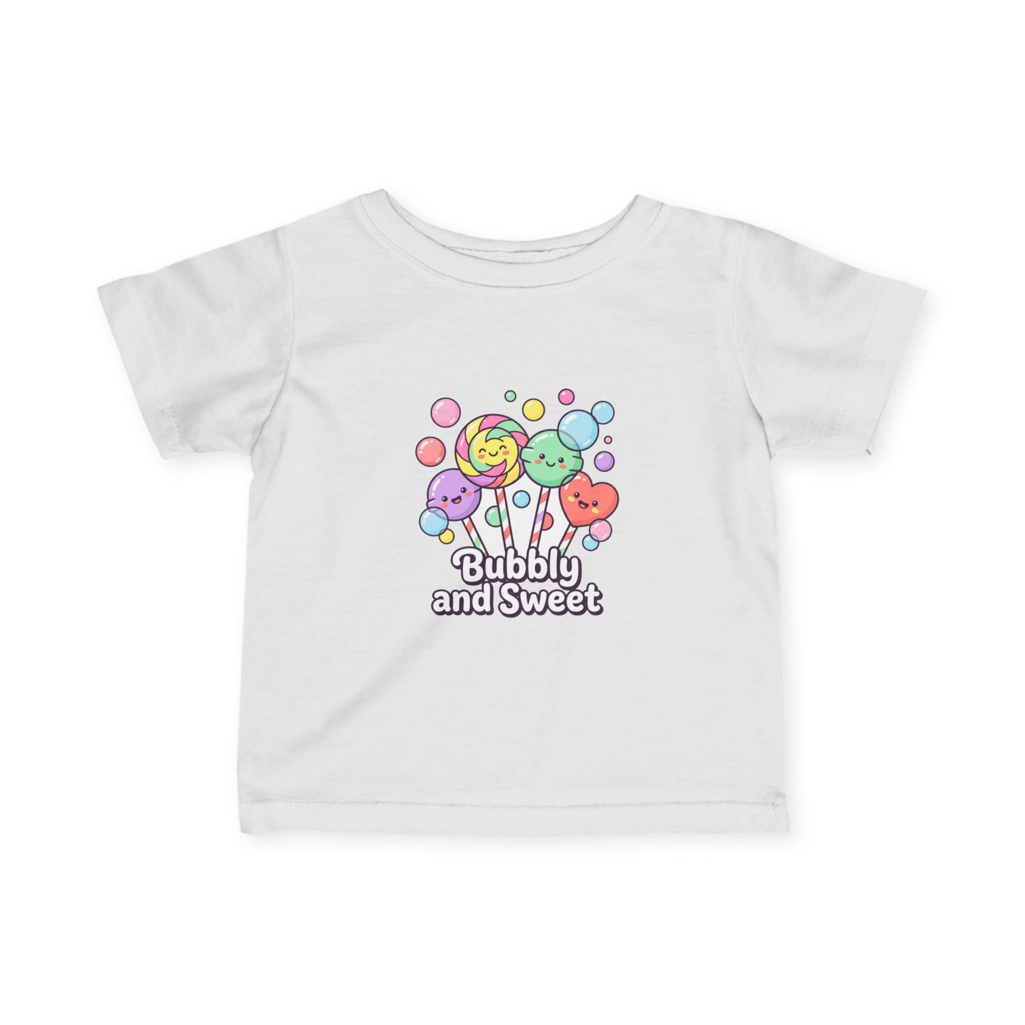Bubbly and Sweet Infant Tee | Cute Bubble Characters, Pastel Kids Shirt