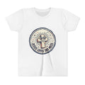 Jesus Loves This Mess Youth Tee | Cute Cross Character, Retro Sunburst