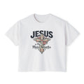 Jesus Is My Main Character Tee | Floral Cross Christian Shirt
