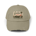 Gator Girl baseball cap | distressed alligator palm tree patch