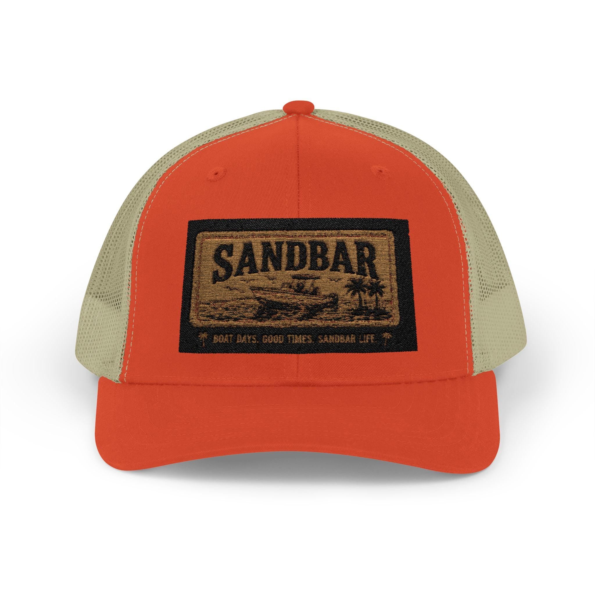Sandbar Doormat Logo Snapback Cap | Trucker Hat, Mesh Back