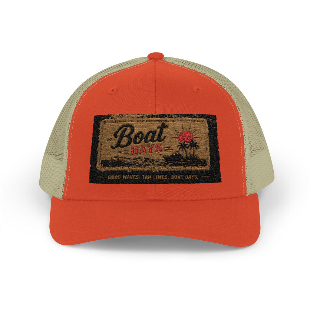 Boat Co. Doormat Graphic Trucker Cap | Vintage Nautical Patch