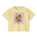 Sunflower Bouquet Women's Tee | botanical floral illustration