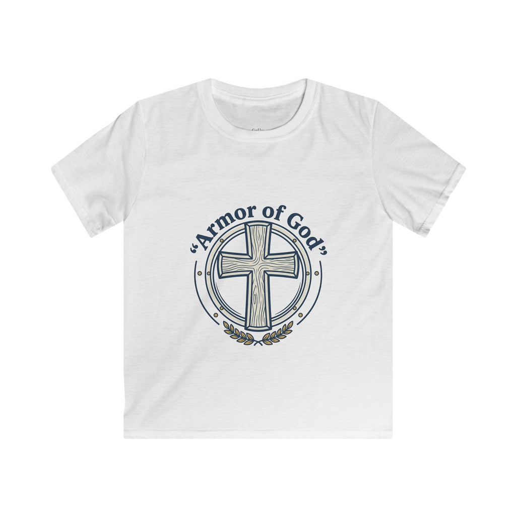 Armor of God Cross Kids Tee | Christian Faith Children Shirt