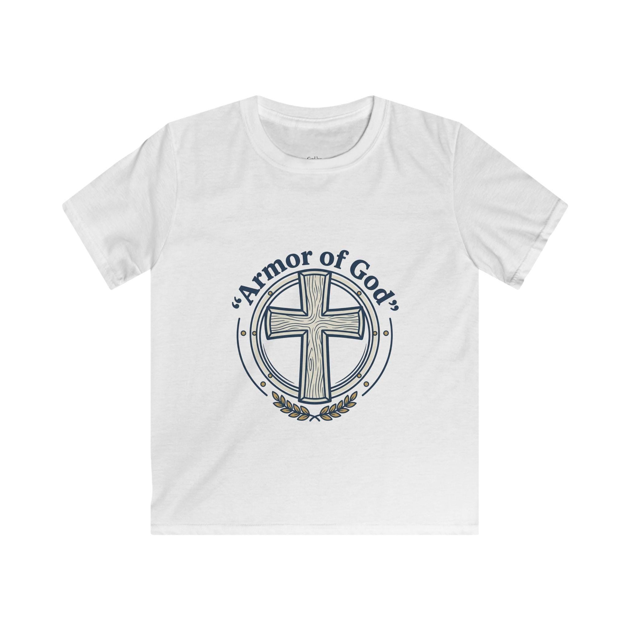 Armor of God Cross Kids Tee | Christian Faith Children Shirt