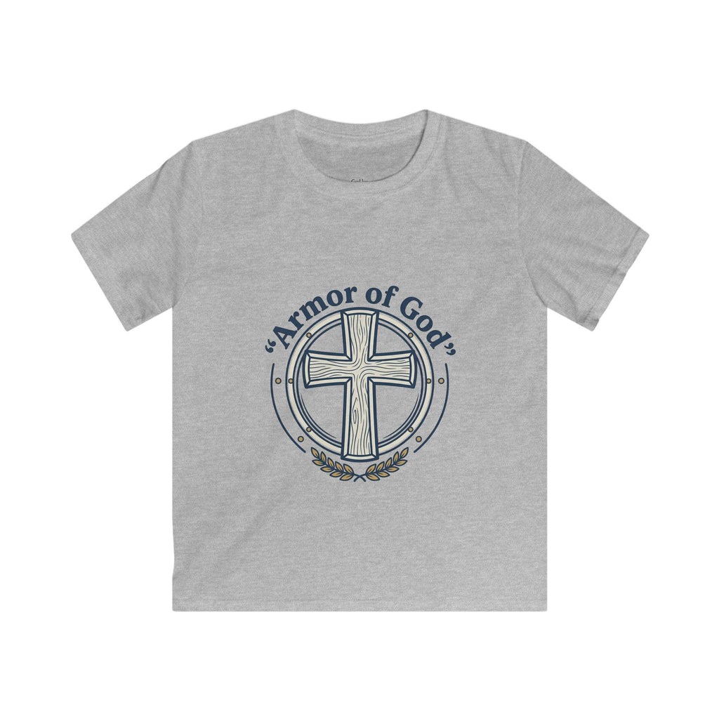 Armor of God Cross Kids Tee | Christian Faith Children Shirt