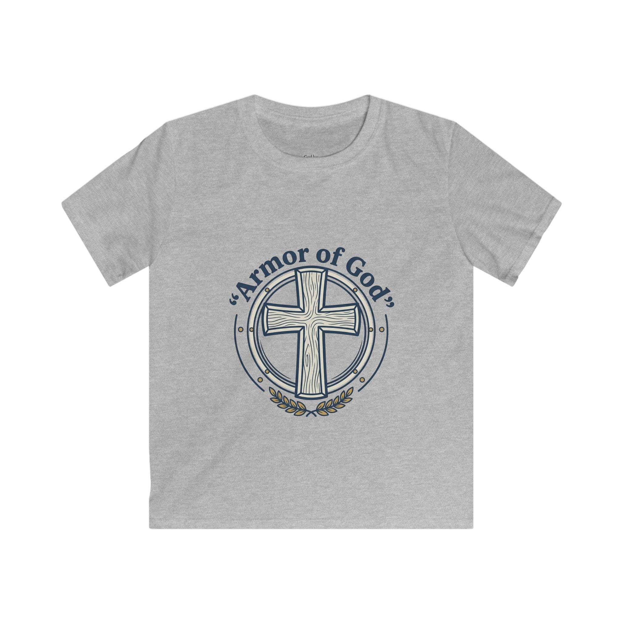 Armor of God Cross Kids Tee | Christian Faith Children Shirt