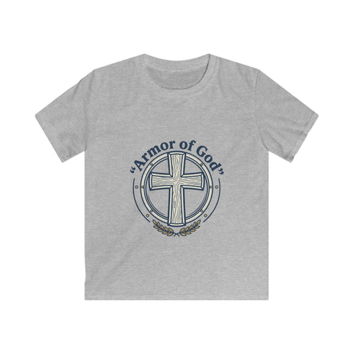 Armor of God Cross Kids Tee | Christian Faith Children Shirt