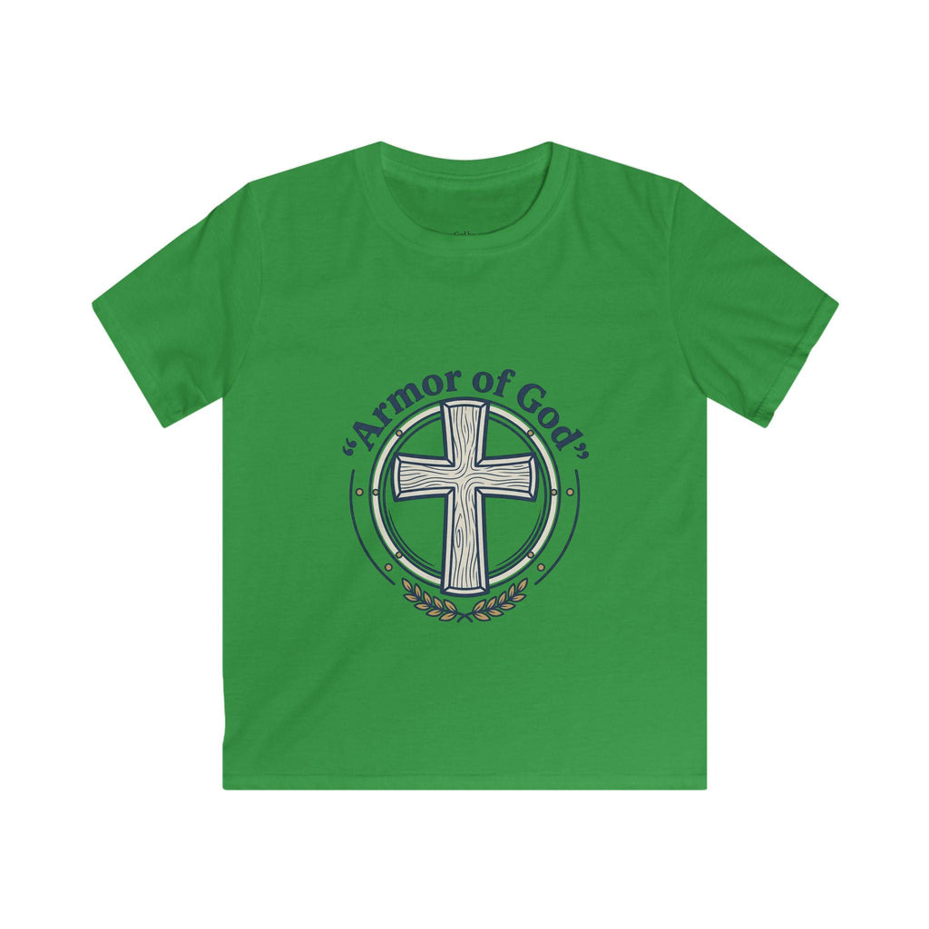 Armor of God Cross Kids Tee | Christian Faith Children Shirt