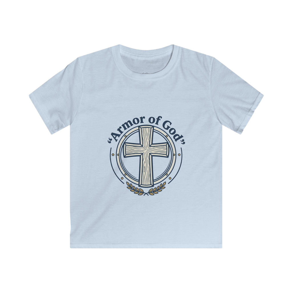 Armor of God Cross Kids Tee | Christian Faith Children Shirt