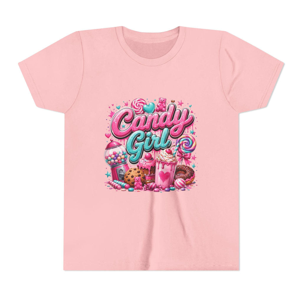 Candy Girl Youth Tee | Pink Sweets Graphic Shirt