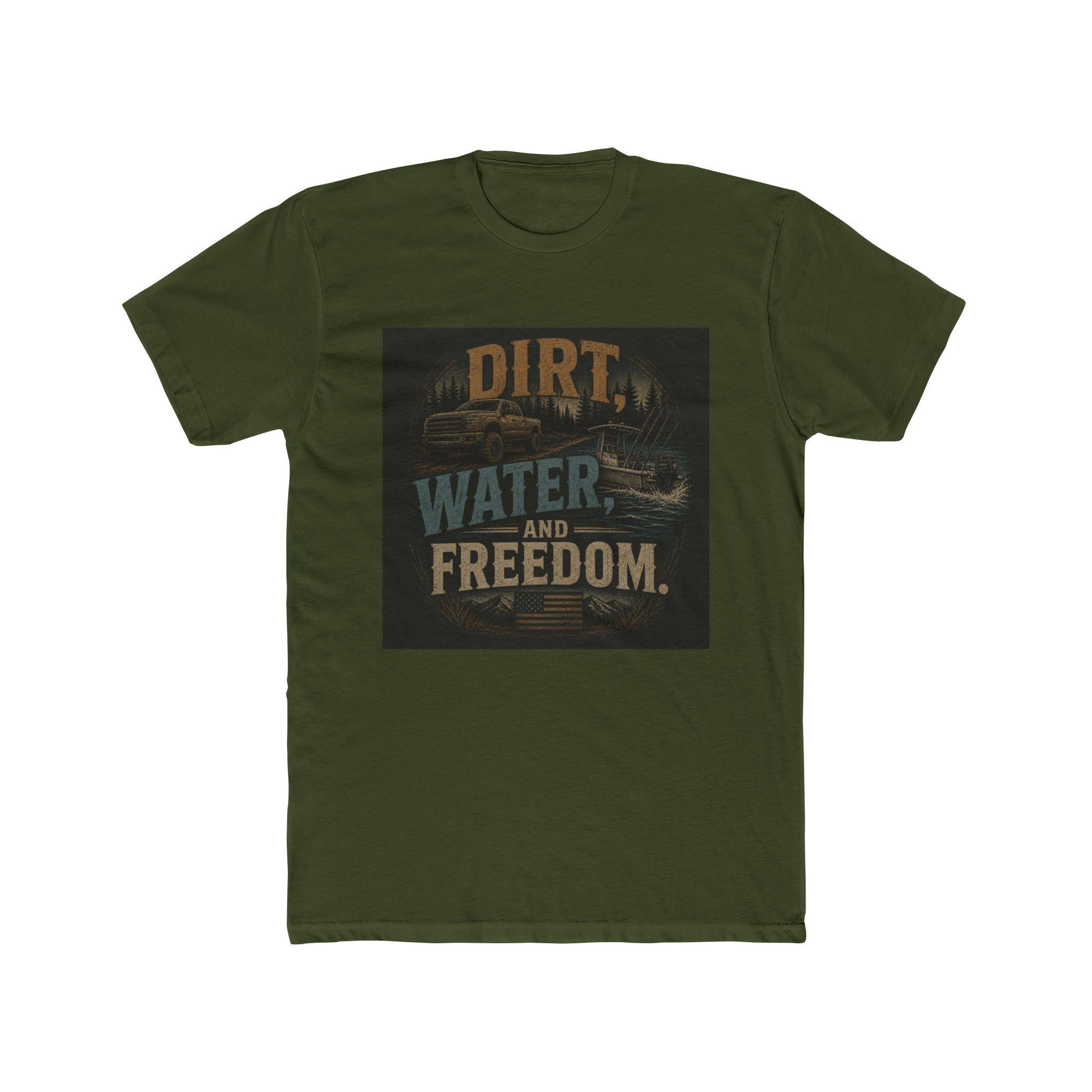 Dirt Water and Freedom T-Shirt | Offroad Truck Graphic Tee