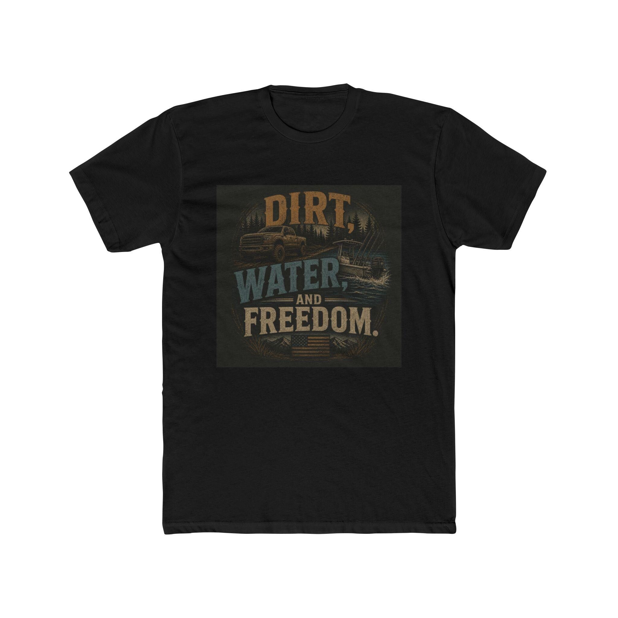 Dirt Water and Freedom T-Shirt | Offroad Truck Graphic Tee