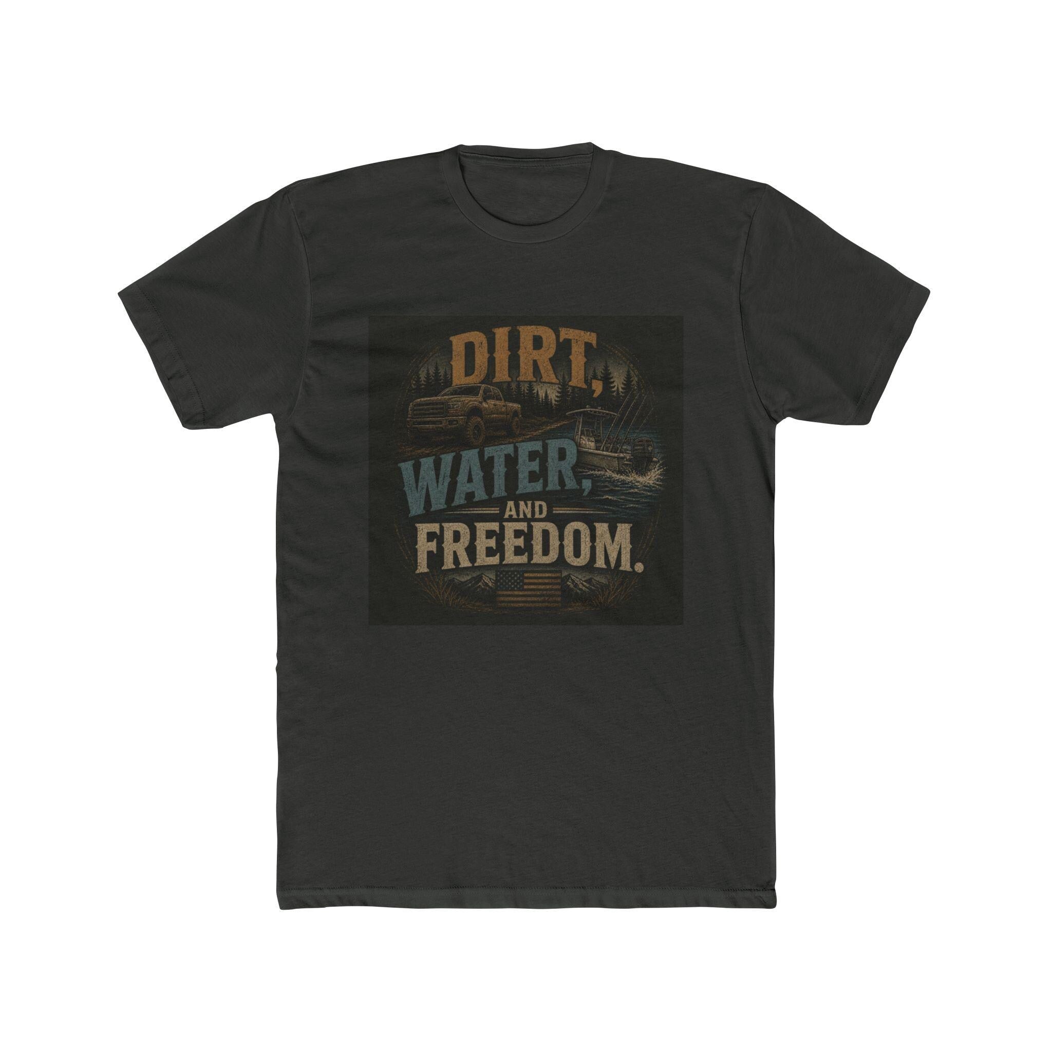 Dirt Water and Freedom T-Shirt | Offroad Truck Graphic Tee
