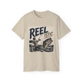 Reel-istic Fishing Graphic Tee | Bass Angler Retro Illustration