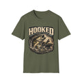 Hooked Bass Graphic T-Shirt | Fishing Boat Angler Design