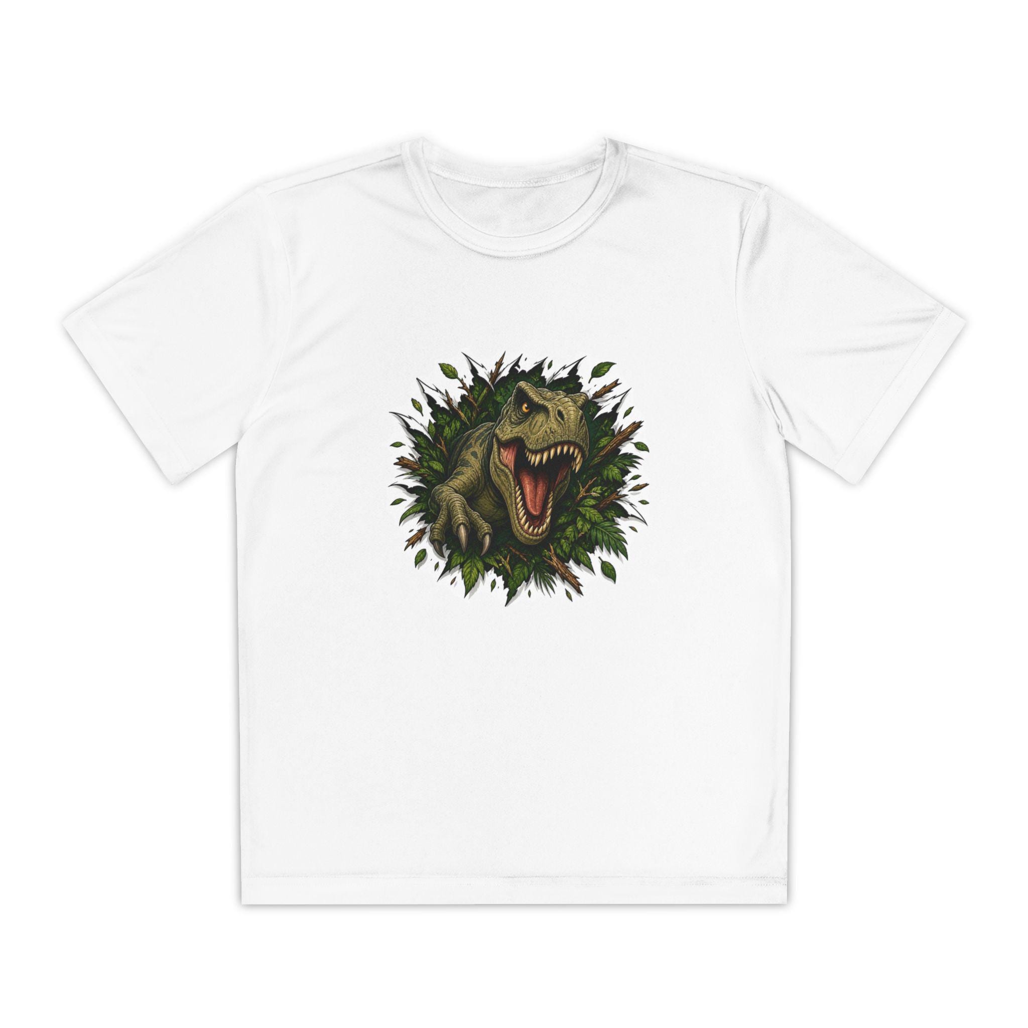 Roaring T-Rex Dinosaur Youth Tee | Dino Jungle Graphic, Kids Shirt