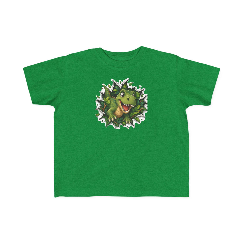 Rex Peeking Dinosaur Toddler Tee | Cute Green Dino Graphic