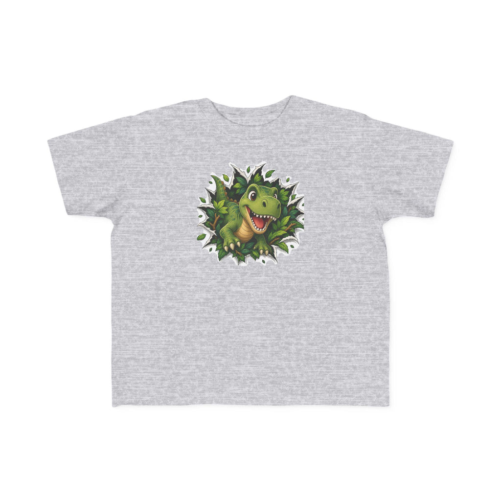 Rex Peeking Dinosaur Toddler Tee | Cute Green Dino Graphic