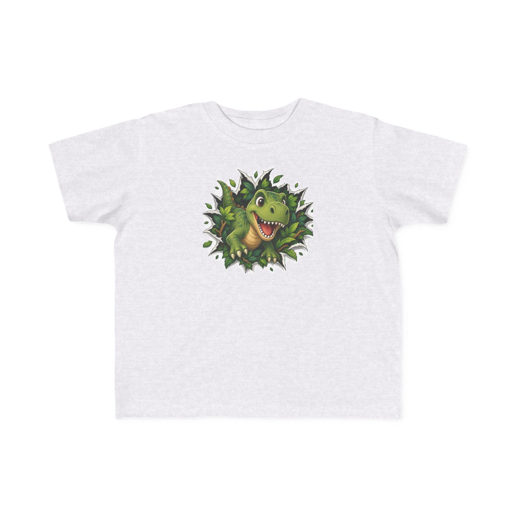 Rex Peeking Dinosaur Toddler Tee | Cute Green Dino Graphic