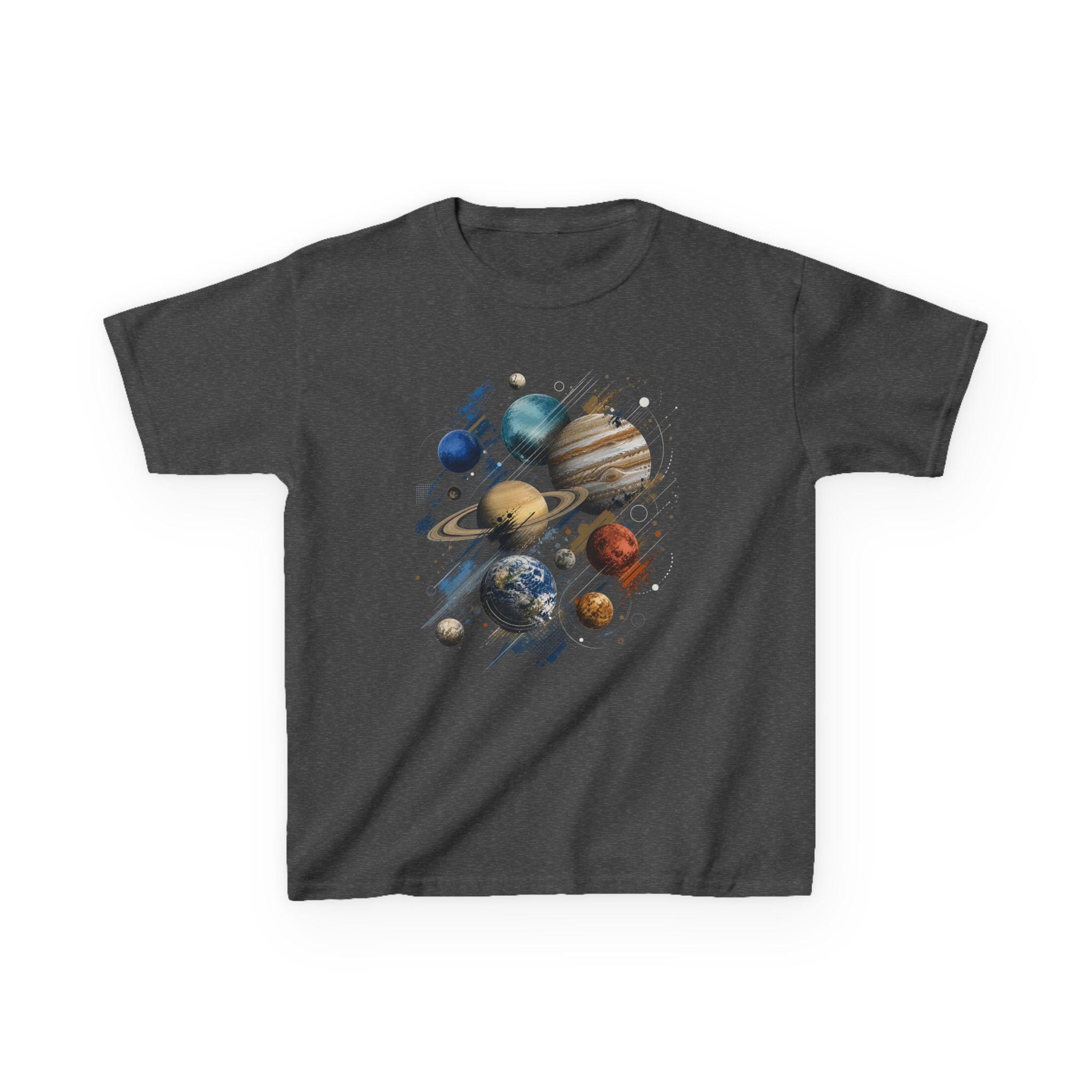 Solar System Planets Kids Tee | Space Planets Graphic T-Shirt