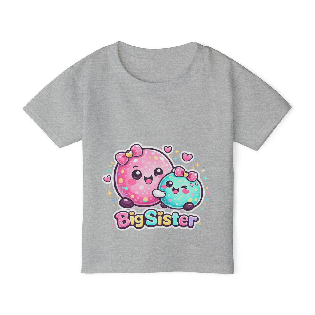 Big Sister Cute Donut Characters Toddler T-shirt | Sibling Announcement