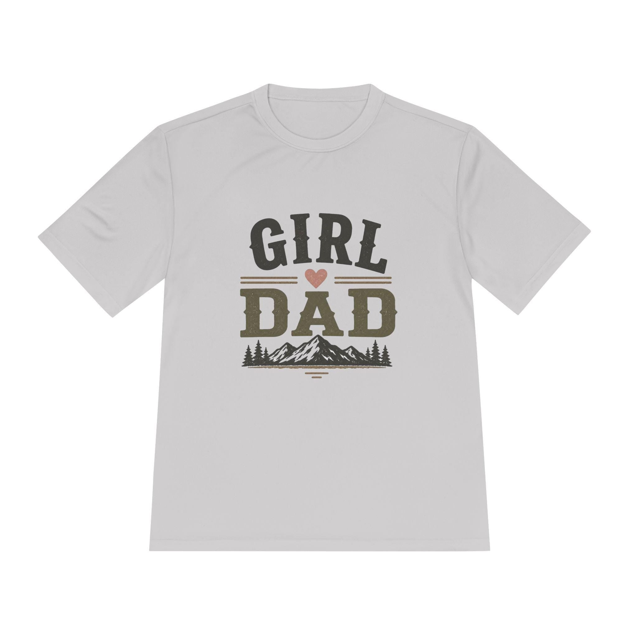 Girl Dad T-Shirt | Mountain Heart Dad Tee