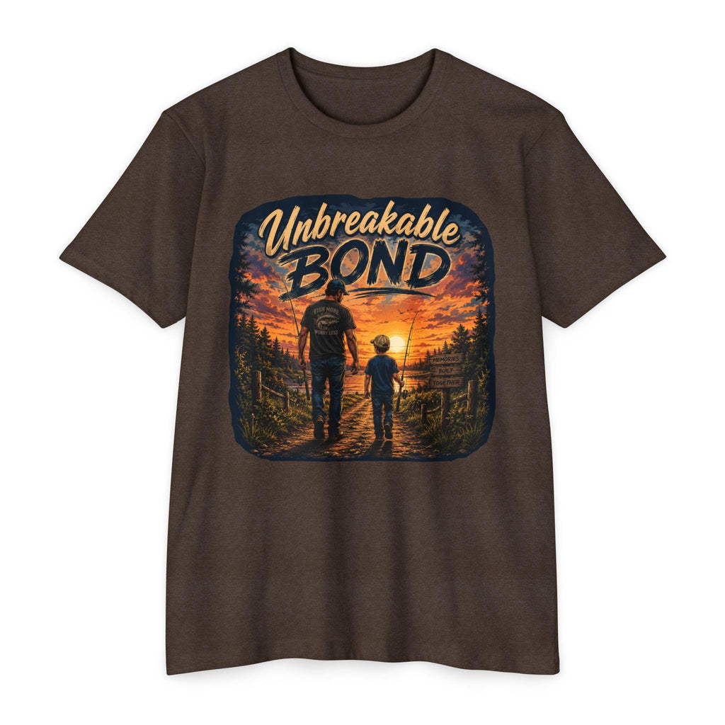 Unbreakable Bond Dad and Son T-Shirt | Father Son Sunset Design