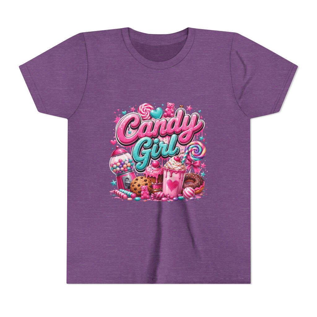 Candy Girl Youth Tee | Pink Sweets Graphic Shirt
