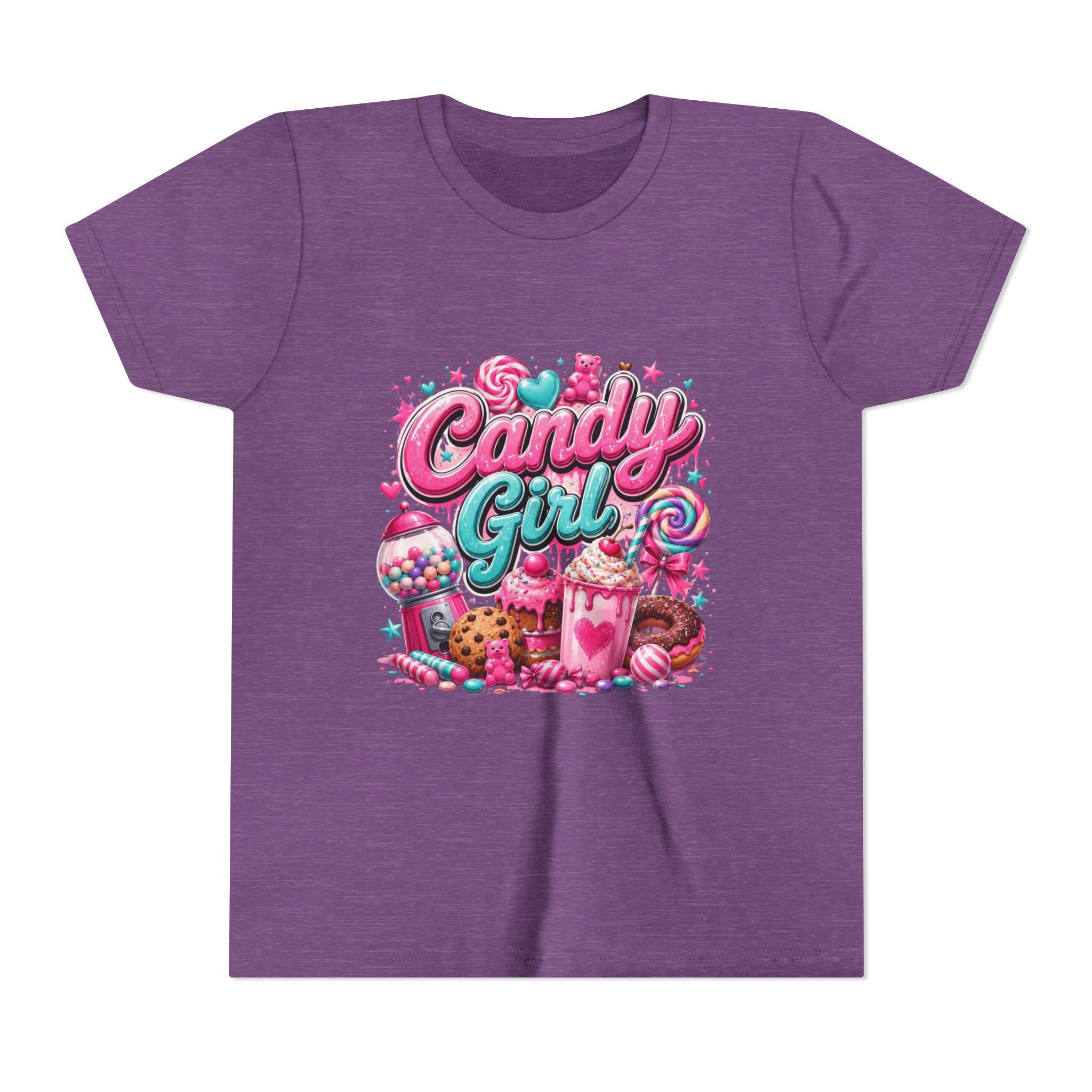 Candy Girl Youth Tee | Pink Sweets Graphic Shirt