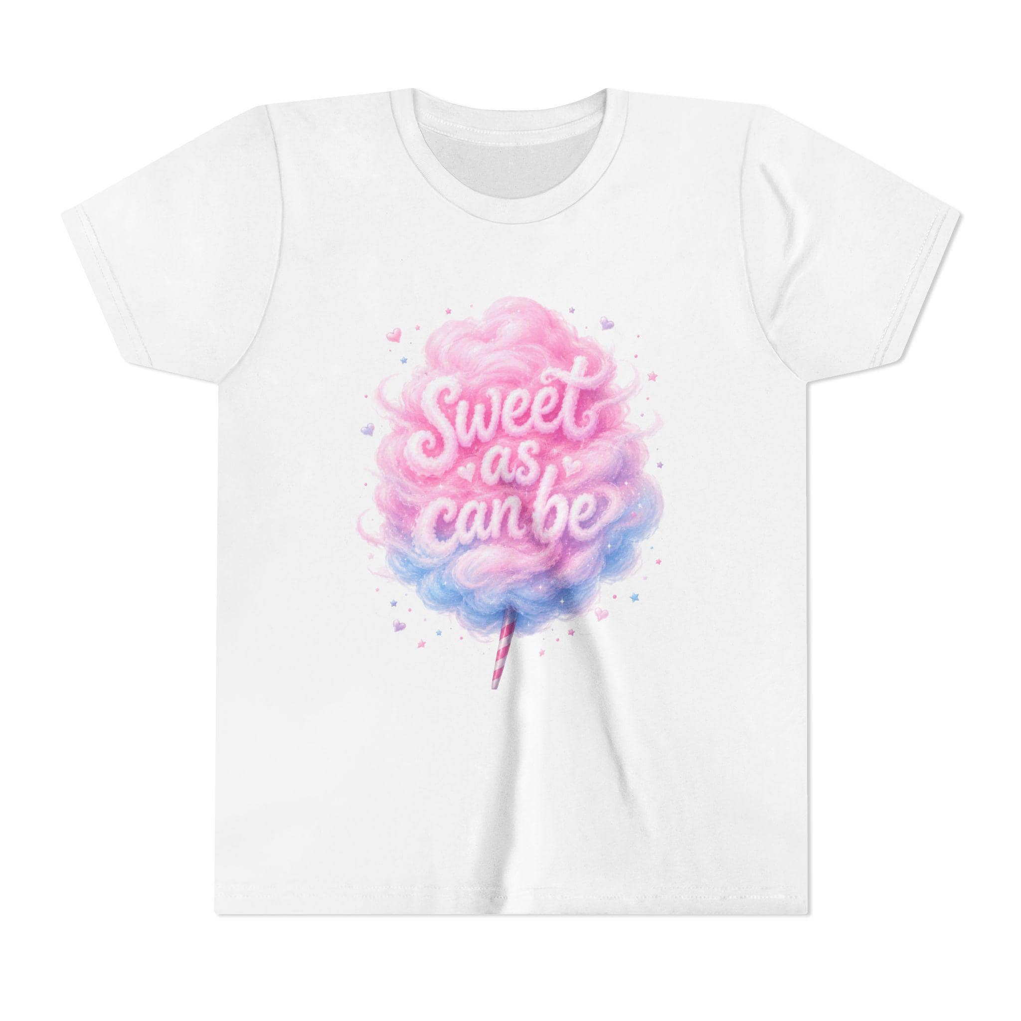 Sweet As Can Be cotton candy Youth Tee | pastel pink blue kids shirt
