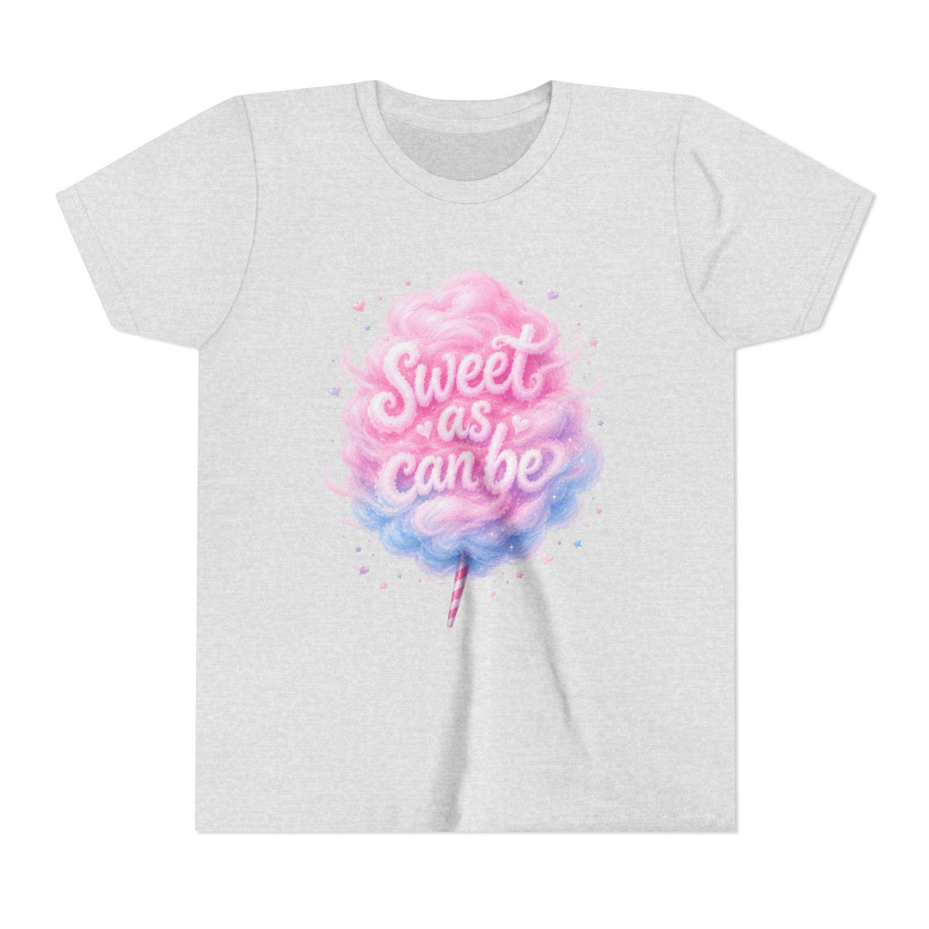 Sweet As Can Be cotton candy Youth Tee | pastel pink blue kids shirt
