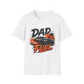 Dad Fuel T-Shirt | Muscle Car Flaming Sunset Dad Shirt